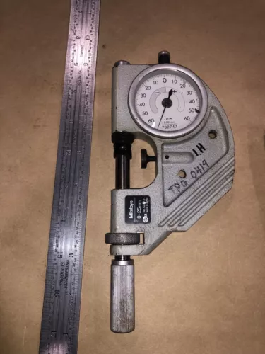MITUTOYO DIAL SNAP GAGE  0-25MM 0.001MM NO. 523-121