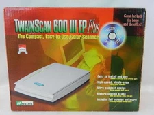 MUSTEK Brand New Flatbed Scanner Model No 600 III EP PLUS Compact Color Scanner