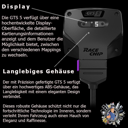 RaceChip GTS Black5 Chiptuning für Volvo V70 (SW, P26) (1999-2008) 2.4 D5 185PS - Bild 6 von 16
