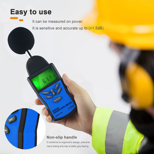 Decibel Meter LCD Digital Sound Level Meter 30-130dB Audio Noise Measure Device - Picture 9 of 11
