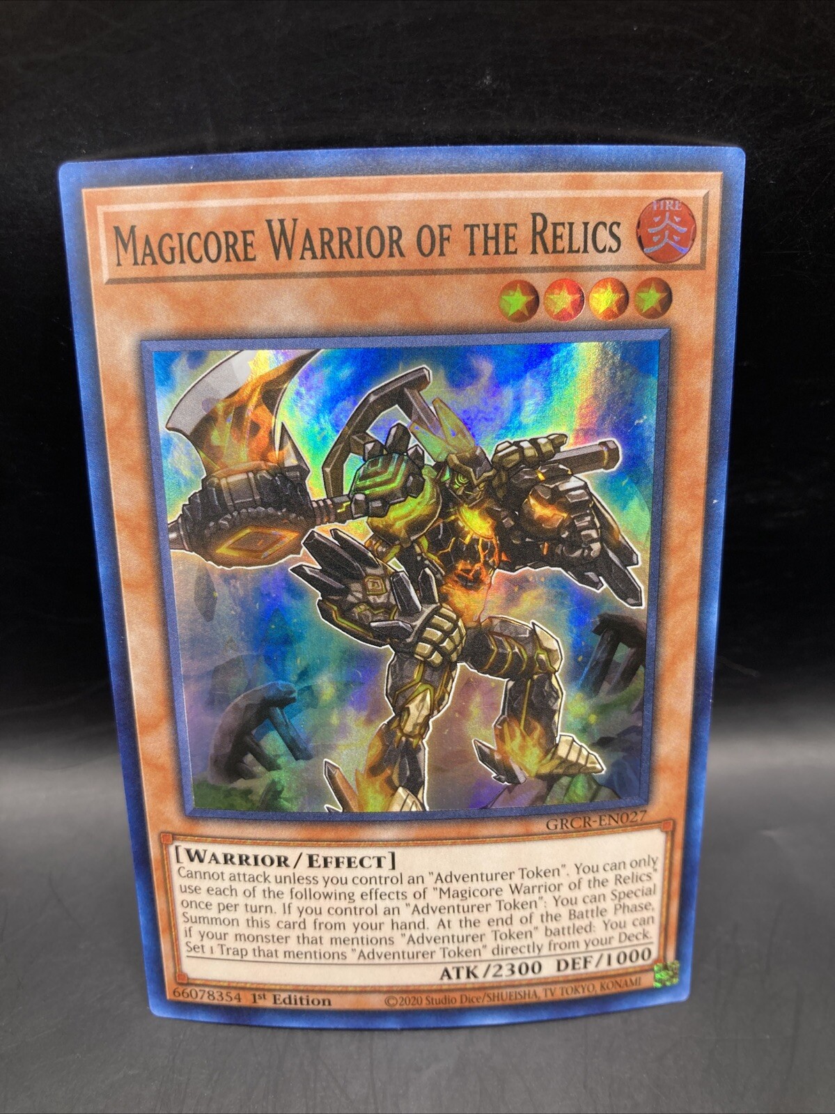 MagiCore Warrior of the Relics GRCR-EN027 The Grand Creators 1st Ed