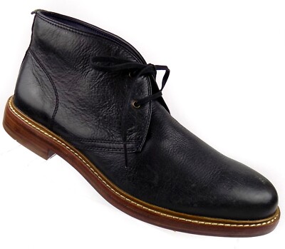 COLE HAAN Mens Black Leather Chukka Boot Size 11 Lace Up 35% Off Cole Haan Grand OS Stitched Chukka C24532 Black  main image 4