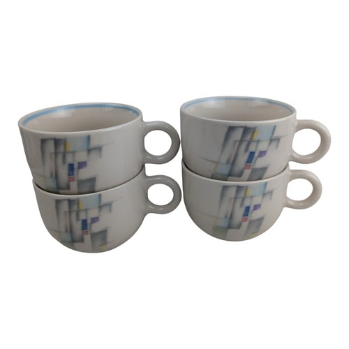 Set Of 4 Soho By Epoch Tea Cups EUC - Picture 13 of 13