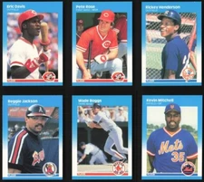 1987 Fleer Baseball Singles 1-250 (NM) -  Complete Your Set! FREE SHIPPING