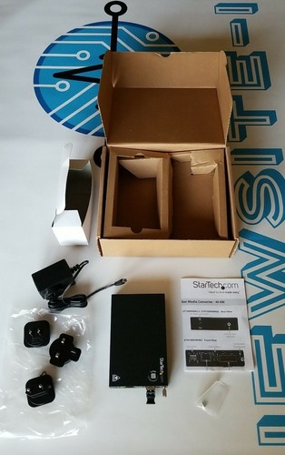 StarTech Gigabit Ethernet to Single Mode LC Fiber Media Converter 24.8miles/40km
