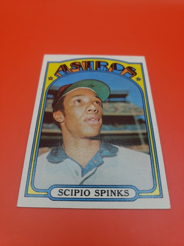 1972 Topps #202 Scipio Spinks, Houston Astros Near Mint Condition - Picture 2 of 6