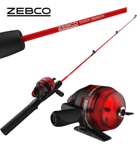 Demon Deluxe Dock Demon Spinning Combo Fishing Pole Dock Demon