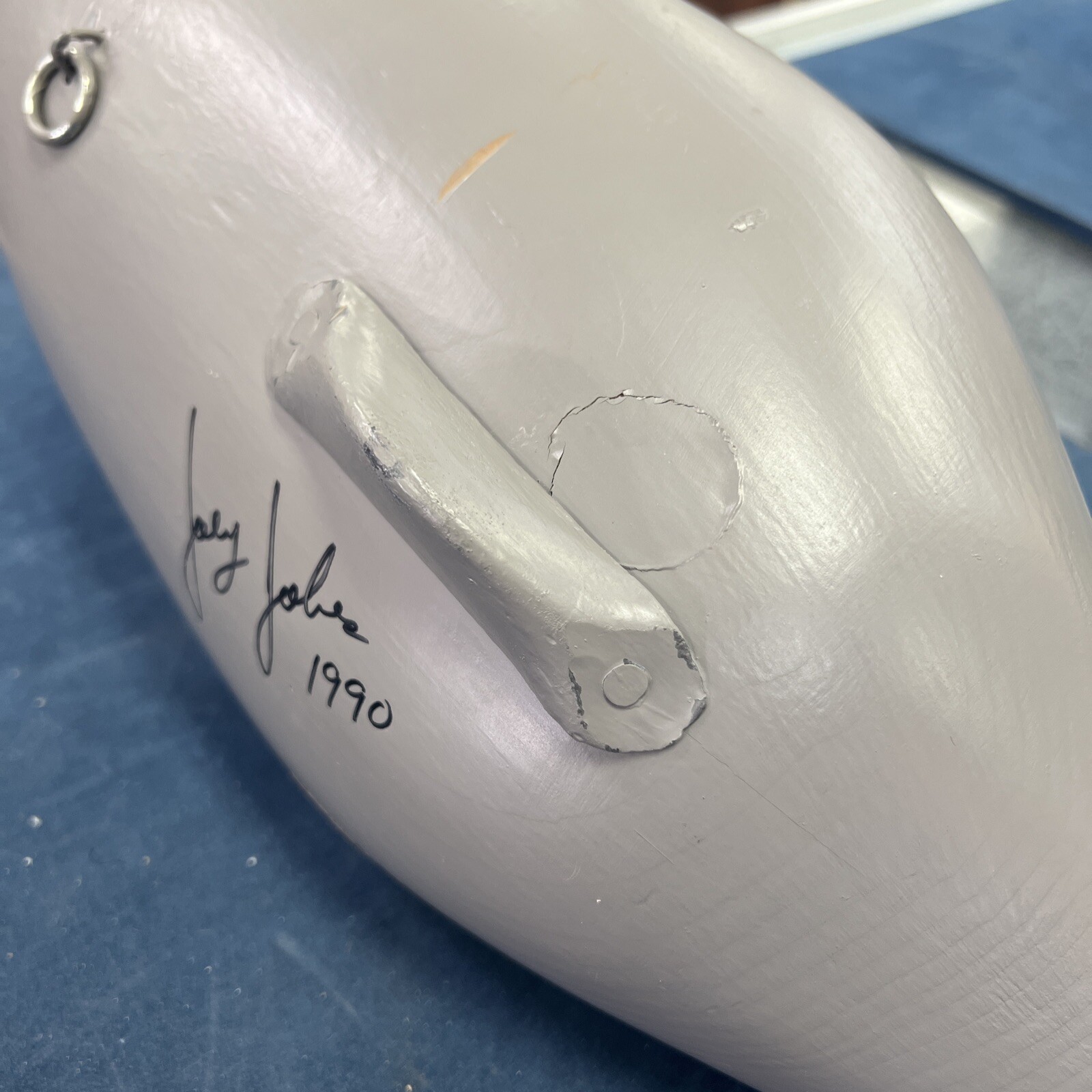 Vintage Joey Jobes Pumkinseed Duck Decoy Hand painted Signed 1990 eBay