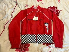 2006 Adidas Adicolor R4 Red Series Betty Boop Bomber Jacket - Size Uk 10 - Nwt