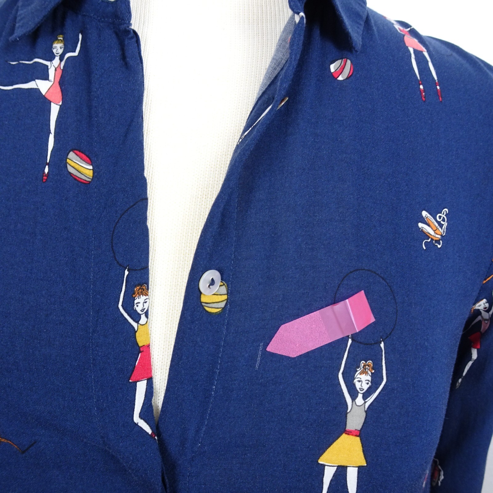 ZARA BASIC Button-Up Top Blouse Dancer Ballet Bal… - image 6