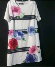 lulus dress small Stripe & Floral Print