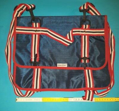 DUESSE SCHOOL BAG BACKPACK SCHOOL FOLDER VINTAGE '90