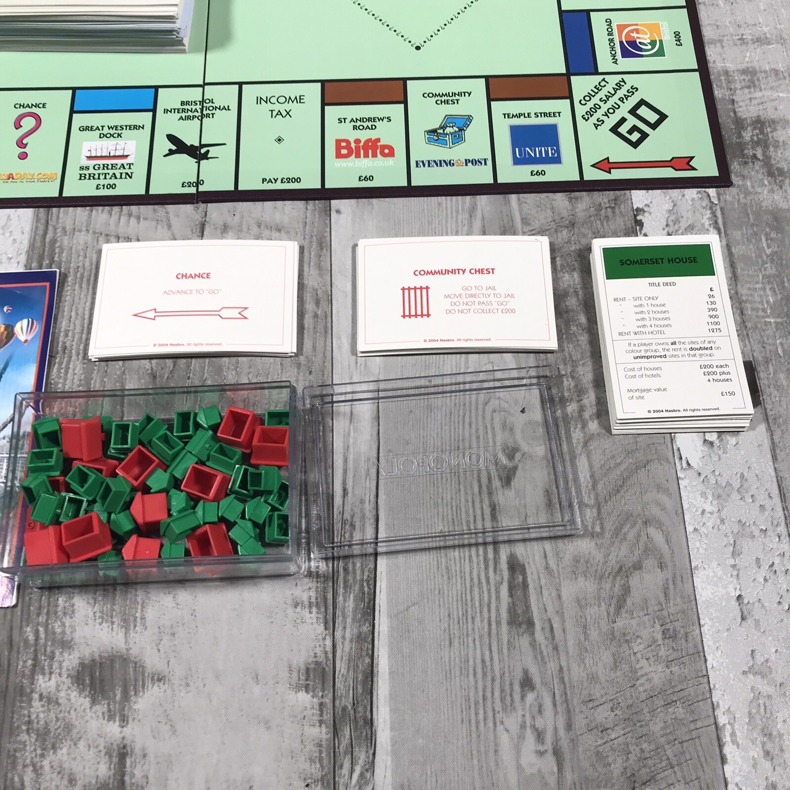 Monopoly Bristol Edition Board Game 2004 Complete With Instructions