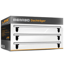 Für VW T5 MENABO Lastenträger Professional Airdyn Aluminium silber Neuware