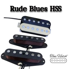 Tone Hatch Handwound Pickups HSS Stratocaster Set, Blues-Hand Wound Made 2 Order