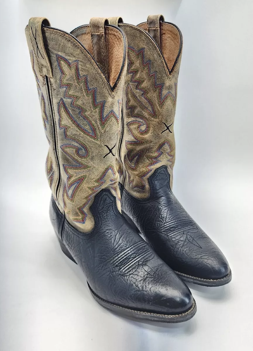 Twisted X Cowboy Pull On Boots Mens Size 8.5 D All Leather Upper