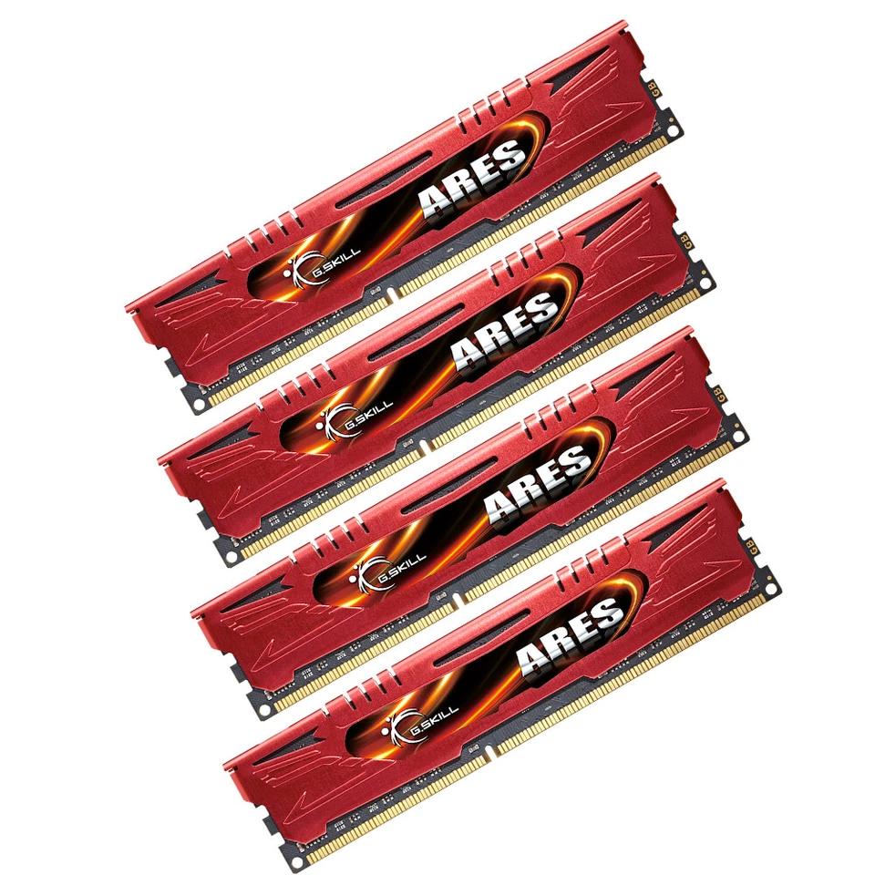 G.Skill Ares 32GB 4x 8GB DDR3 OC 2133MHz PC3-17000U Desktop Gaming Memory Red AB - Image 3 of 4