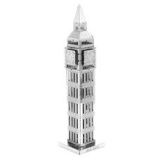 3D Metal Puzzle Clock Tower Building Model DIY Jigsaw Assembled Aldult Toy