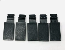 LOT OF 5 SOUTHCO 2 HOLES BLACK DRAW LATCH