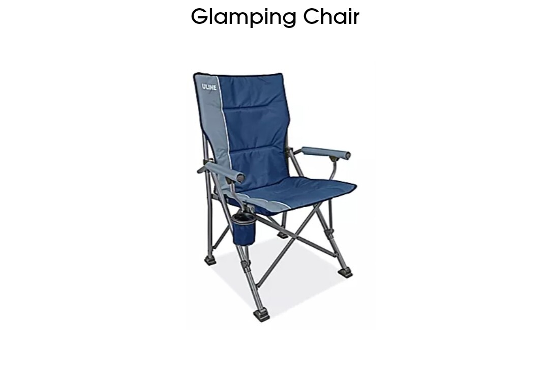 Glamping Chair Uline Camping Chair Uline Folding Chair With Table