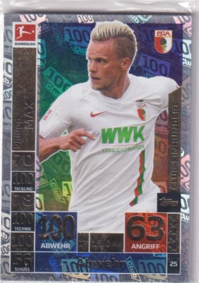 Match Attax Bundesliga 2018-19 No. 25 Philipp Max Club 100