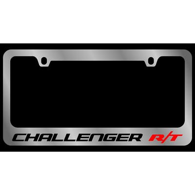 Dodge Challenger RT License Plate Frame (Chrome) | eBay