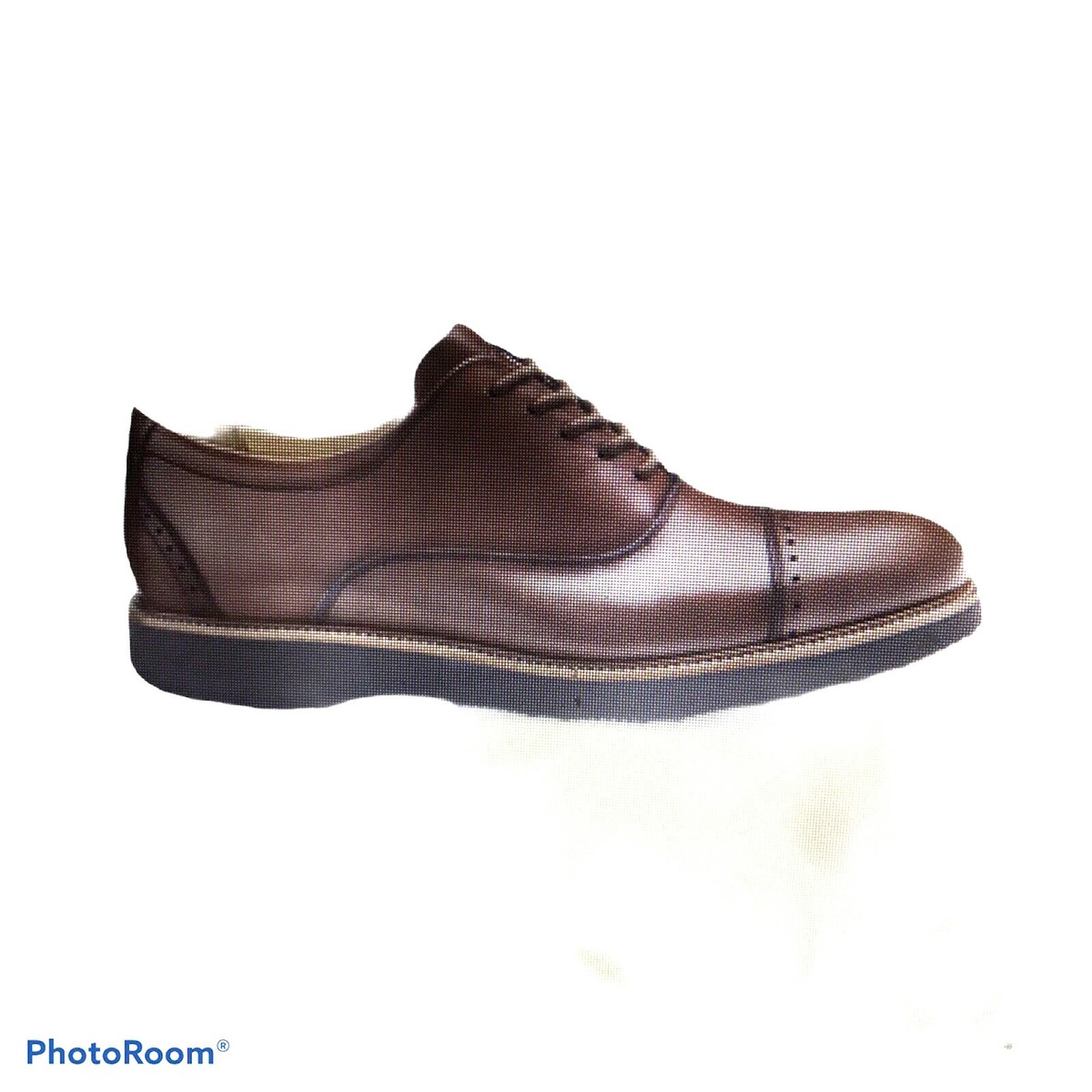 Samuel Hubbard Oxfords Mens 8 Market Cap Semi Brogue Whiskey  display picture 3