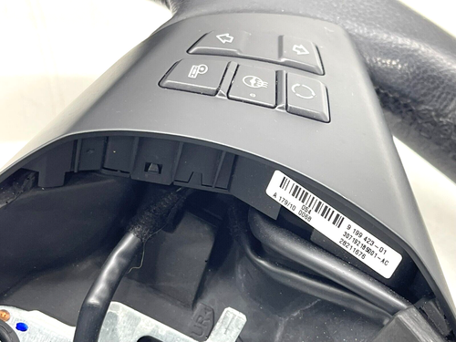 2007-2013 BMW X5 (E70) LEFT DRIVER HEATED STEERING WHEEL ASSEMBLY W/SWITCHES OEM - Picture 13 of 16