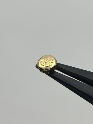 Patek Philippe 18k Solid Yellow Gold Watch Crown 4mm 0.9 Tap Swiss