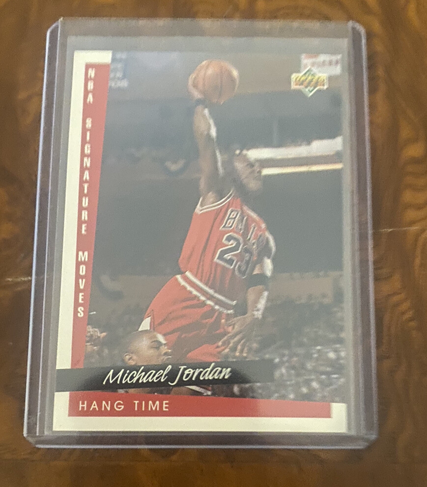 1993-94 Upper Deck Hang Time Michael Jordan Signature Moves Card #237