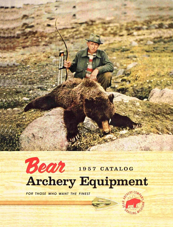 10 Years of Bear Archery Catalogs Reproduction- 1947 to 1957  All In One Book - Image 4 of 4