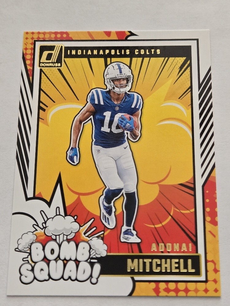 2024 DONRUSS BOMB SQUAD ADONAI MITCHELL | eBay
