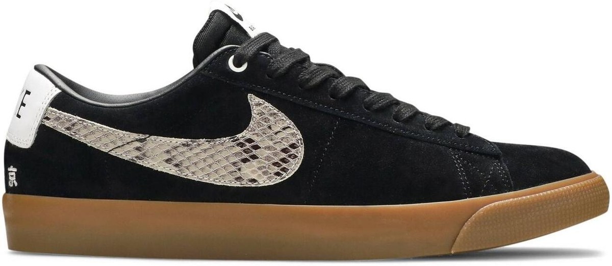 Wacko Maria × Nike SB Blazer Low Black Nike Women's Wacko Maria x Blazer SB Low Sneakers, Black