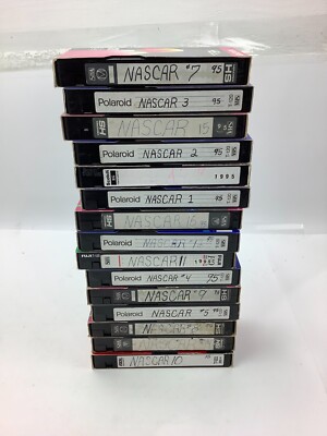 1995 NASCAR STOCK CAR RACE VHS LOT TV BROADCAST Daytona 500 SPEED WEEK CLASH