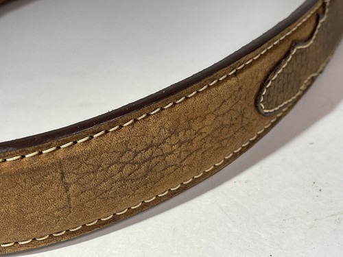 3-D DDD Jugend braun Ledergürtel silberfarben Edelstein Nieten Schnalle Gr. 20 - Bild 12 von 24