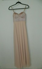 Lulu's Dress Best Part Of Me Blush Pink Satin Bustier Size Small