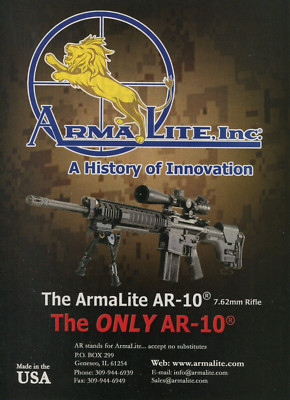 2011 Print Ad of ArmaLite AR-10 7.62mm Rifle AR stands for ArmaLite