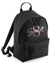 Personalised Backpack, Kids, School Bag, Custom Rucksack, Name & Initial