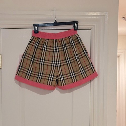 Neu mit Etikett Burberry Mädchen Aimee Shorts in Kaugummi Pink. Archive Check Größe 12 - Bild 4 von 12