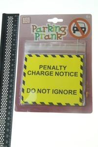 Neuheit Scherz Parken Streich Fake Strafe Notice Ticket Lustiges Auto Trick 6 Ebay
