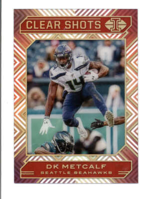 DK METCALF 2020 PANINI ILLUSIONS #4 CLEAR SHOTS #103/149 DK METCALF 2020 PANINI ILLUSIONS #4 CLEAR SHOTS #103/149