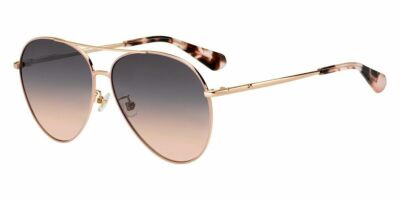 Kate Spade CAROLANE 0AU2 Red Gold Frame / Gray Shaded Pink  display picture 1