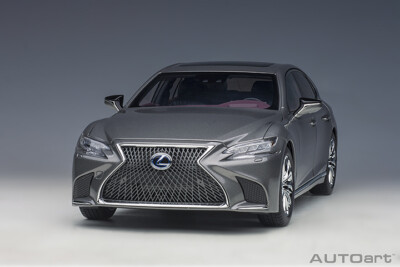 1/18 Lexus LS500h (Manganese Luster Gray Metallic) Model Car BY