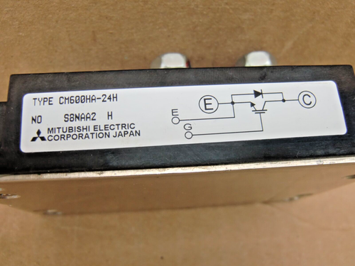 MÓDULO TRANSISTOR MITSUBISHI SINGLE IGBT, 600A, 1200V, P/N: CM600HA-24H - Imagen 9 de 9