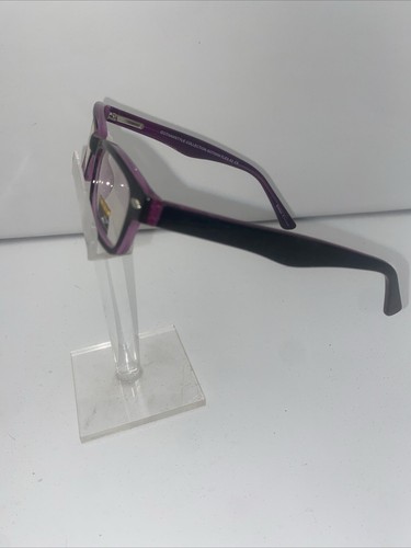 New Smilen Eyewear Gotham Style Flex 43, 48-18-135, Black/Cherry - Picture 3 of 4