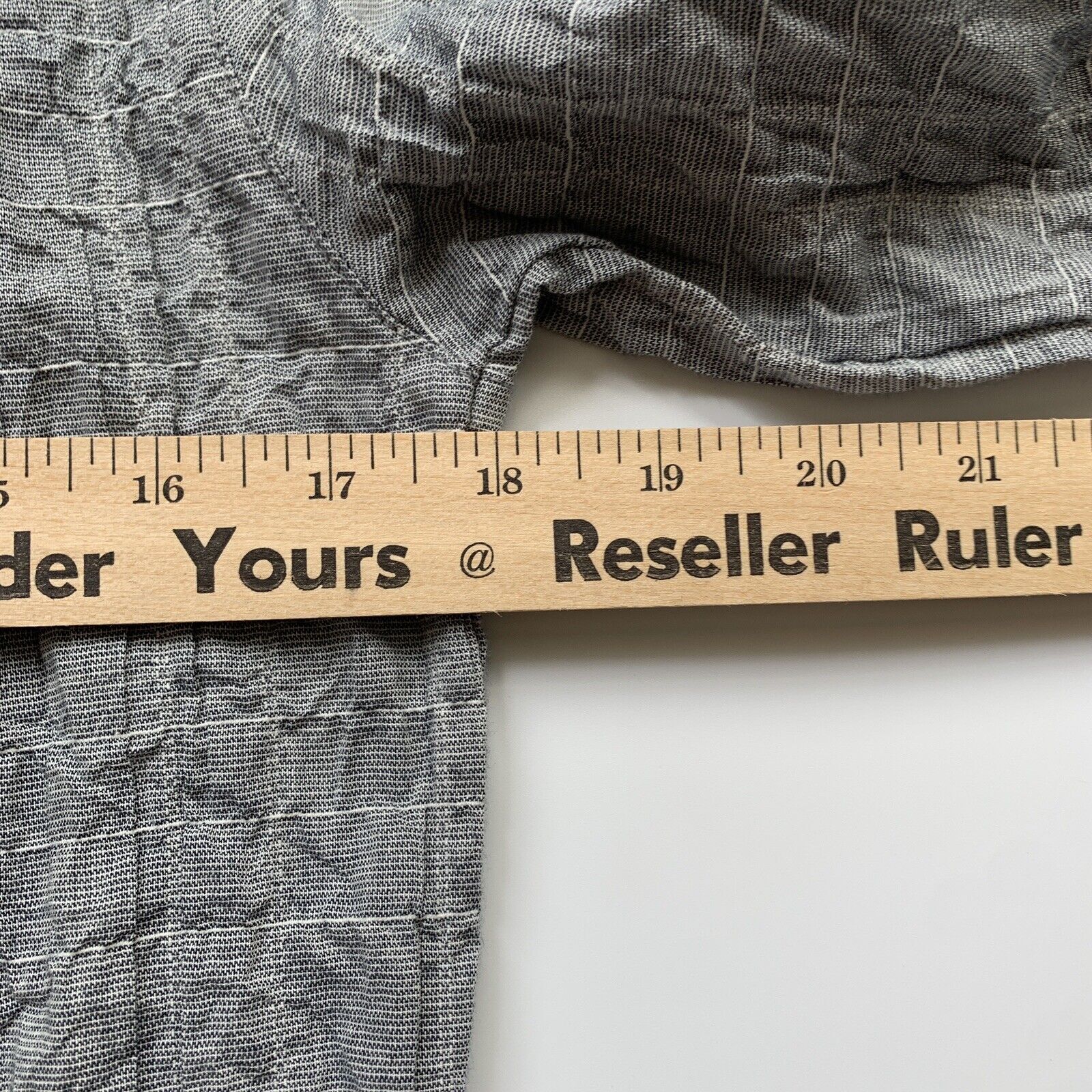 Soft Surroundings Wrinkle Effect Checkered Shirt … - image 8