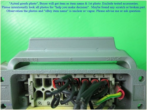 HARTING H-A16T, presa e presa di controllo alimentazione come da foto, sn:setC, lφo DHLtoUS. - Foto 5 di 12