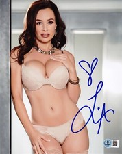 Hot Sexy Lisa Ann Signed 8x10 Photo Adult Star Authentic Autograph Beckett Hot Sexy Lisa Ann Signed 8x10 Photo Adult Star Authentic Autograph Beckett