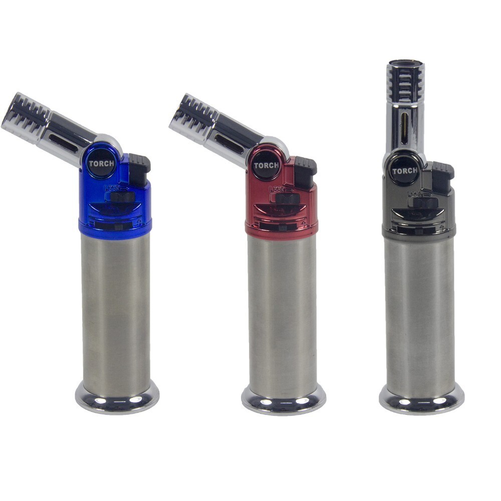 Adjustable Head Refillable Jet Flame For Cigar Bbq Gift