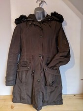 Laundry By Shelli Segal Ladies Winter Coat Size Medium Brown